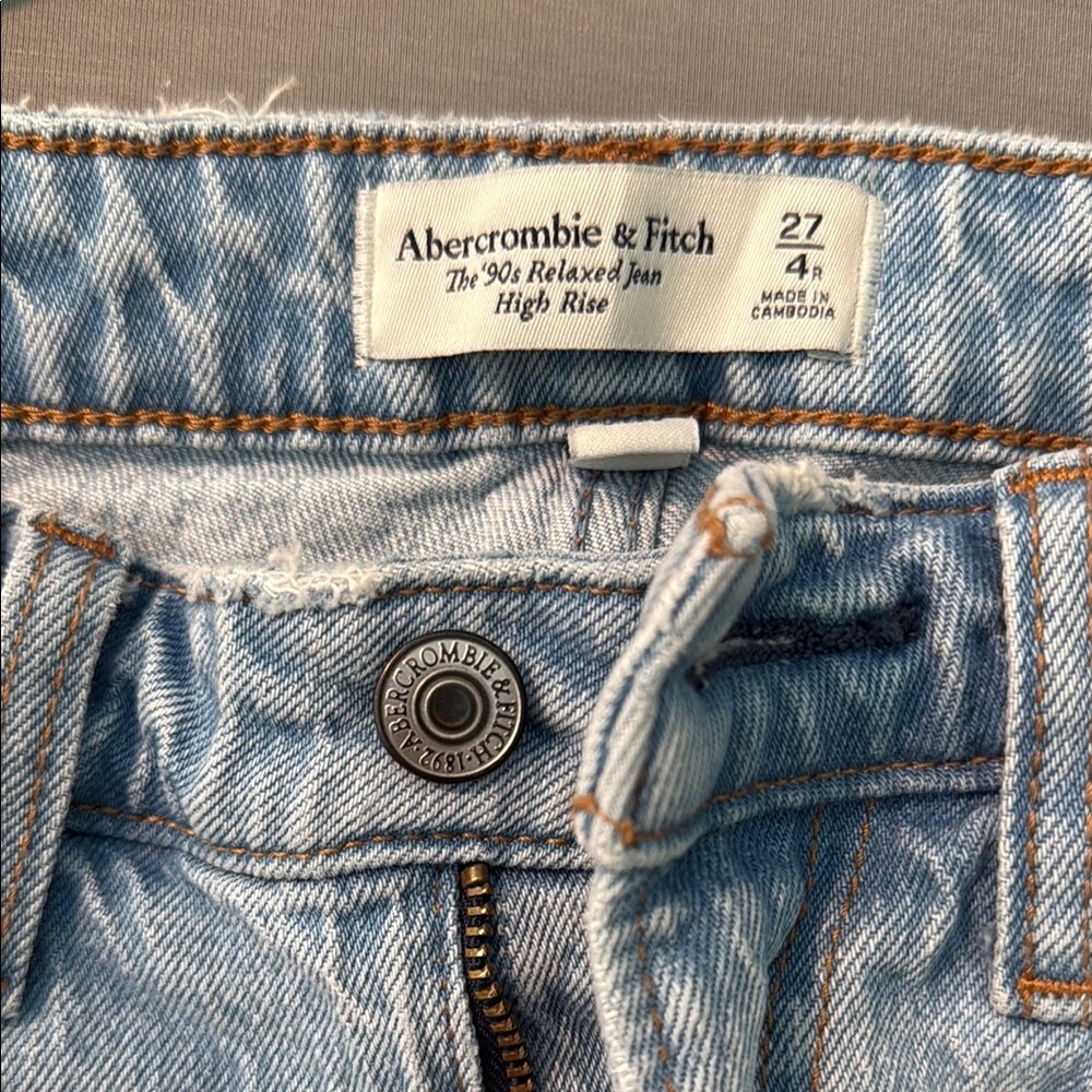 Abercrombie & Fitch Blue High Rise Jeans